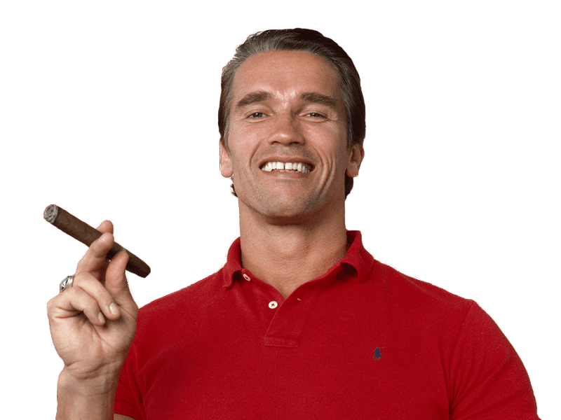 Man Holding Cigar