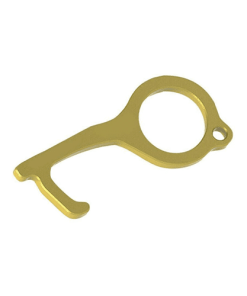 Brass Contactless No Touch Door Opener Keychain