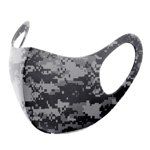 NYLON REUSABLE DIGITAL CAMO FASHION MASK