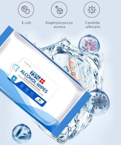 Alcohol wipes cleans viruses