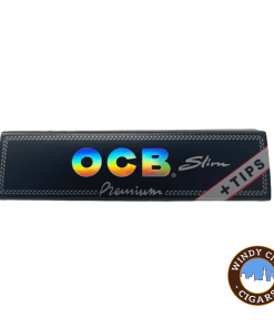 OCB Rolling Papers – Premium Slim + Tips