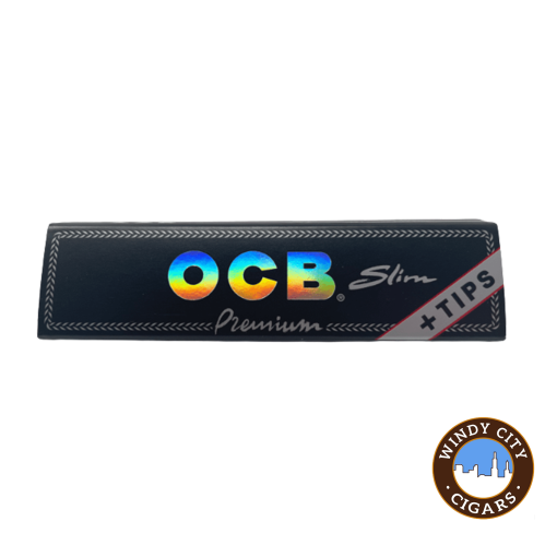 OCB Rolling Papers – Premium Slim + Tips