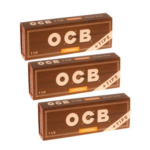 OCB Rolling Papers – Virgin 1 14 + Tips