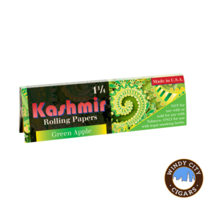 Kashmir Green Apple Flavored Rolling Papers – 1 14 Papers