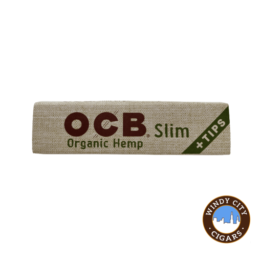 OCB Rolling Papers – Organic Hemp Slim + Tips