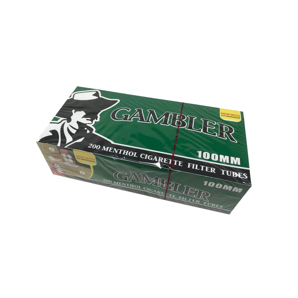Gambler Cigarette Tubes – Menthol (100s) 200ct