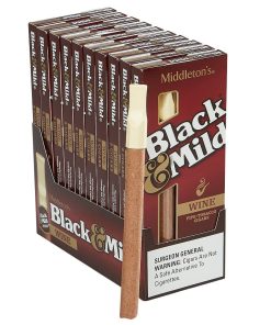 Middleton's Black & Mild Cigars - Wine 10 packs of 5