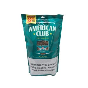 bag of American Club Green Pipe Tobacco