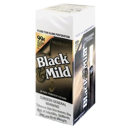 Middleton's Black & Mild Regular Cigars -(25 pack)