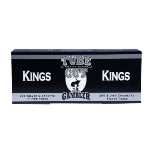 Tube Cut Cigarette Tubes Silver King Size 200ct