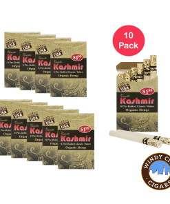 Kashmir Pre Rolled Cigarette Tubes Organic Hemp – 10 Pack