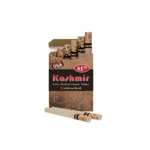 Kashmir Pre-Rolled Cigarette Tubes – Unbleached 30 Pack