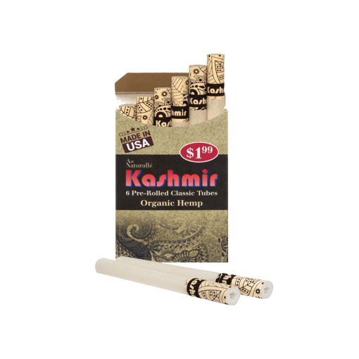 Kashmir Pre Rolled Cigarettes Tubes Organic Hemp – 30 Pack