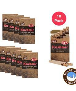 Kashmir Pre Rolled Cigarettes Tubes Unbleached – 10 PACK