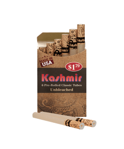 Kashmir Pre Rolled Cigarettes Tubes Unbleached – 10 PACK