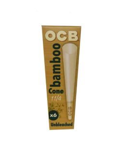 OCB Bamboo Unbleached Cones