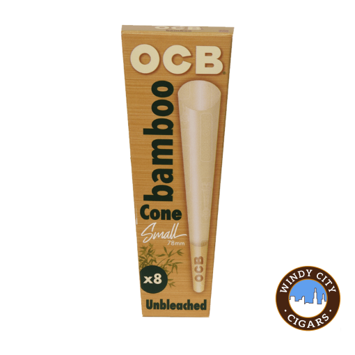 OCB Bamboo Unbleached Cones – Small 78mm