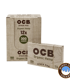 OCB Rolling Papers Organic Hemp Stack Pak – 1 14 12 Booklets (300 Rolling Papers per Booklet)