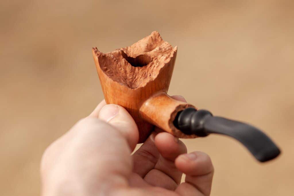 man holding pipe