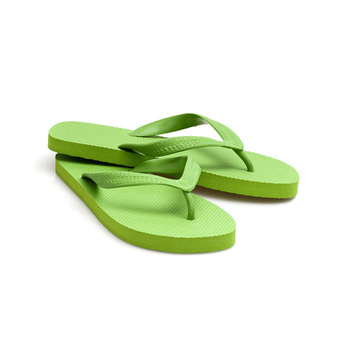 womens green thong flip flops