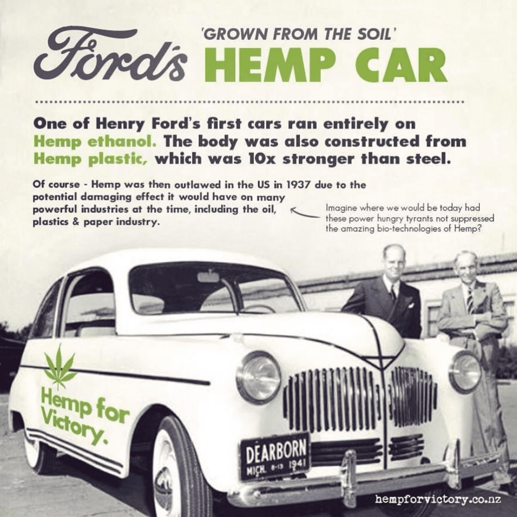 Ford's Hemp Car