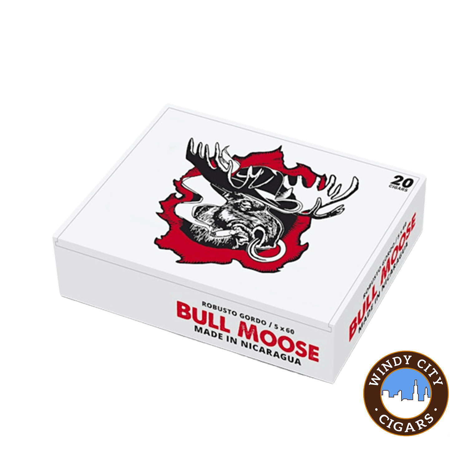 Bull Moose Robusto Gordo 20 Cigars