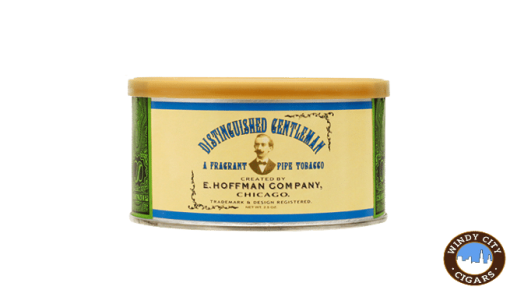 Discover the classic blend of Distinguished Gentleman 2.5oz Pipe Tobacco at Windy City Cigars.