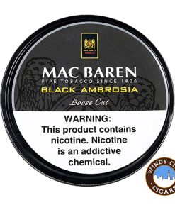 Mac Baren Black Ambrosia 3.5 oz Pipe Tobacco