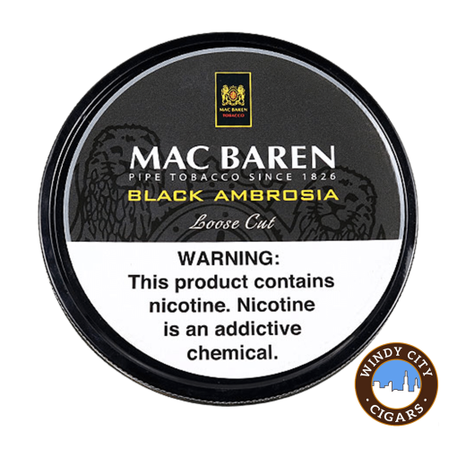 Mac Baren Black Ambrosia 3.5 oz Pipe Tobacco