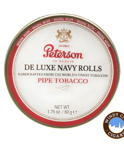 Peterson De Luxe Navy Rolls 1.76oz Pipe Tobacco