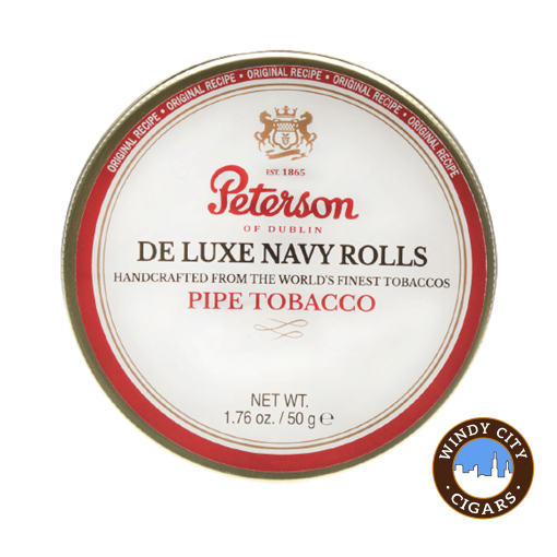 Peterson De Luxe Navy Rolls 1.76oz Pipe Tobacco