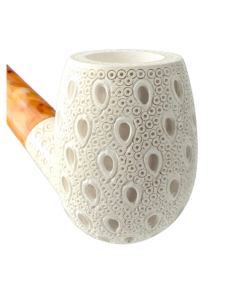 Royal Meerschaum Billiard Lattice Pipe