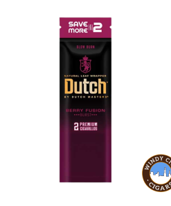 Dutch Natural Leaf Wrapper Cigarillos - Berry Fusion