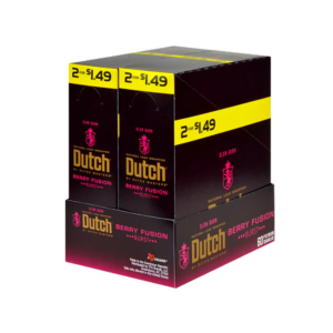 Dutch Natural Leaf Wrapper Cigarillos - Berry Fusion