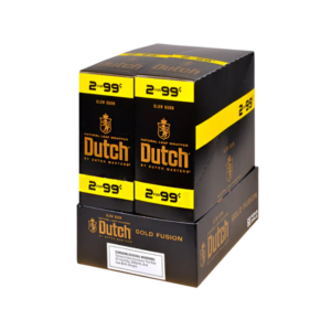 Dutch Natural Leaf Wrapper Cigarillos - Gold Fusion
