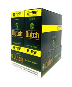 Dutch Natural Leaf Wrapper Cigarillos - Green Envy