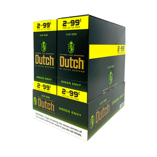 Dutch Natural Leaf Wrapper Cigarillos - Green Envy