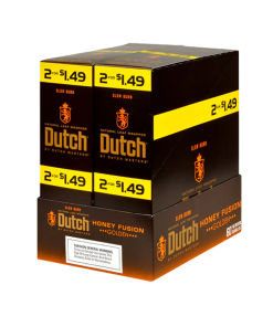 Dutch Natural Leaf Wrapper Cigarillos - Honey Fusion