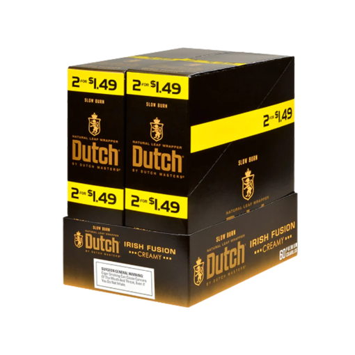 Dutch Natural Leaf Wrapper Cigarillos - Irish Fusion1