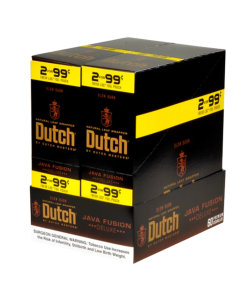 Dutch Natural Leaf Wrapper Cigarillos - Java Fusion