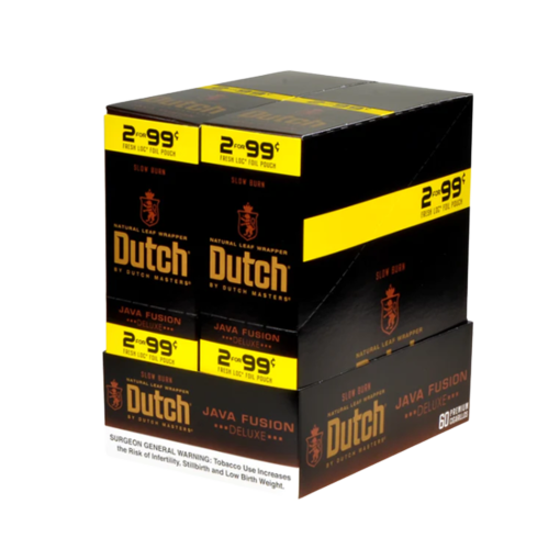 Dutch Natural Leaf Wrapper Cigarillos - Java Fusion