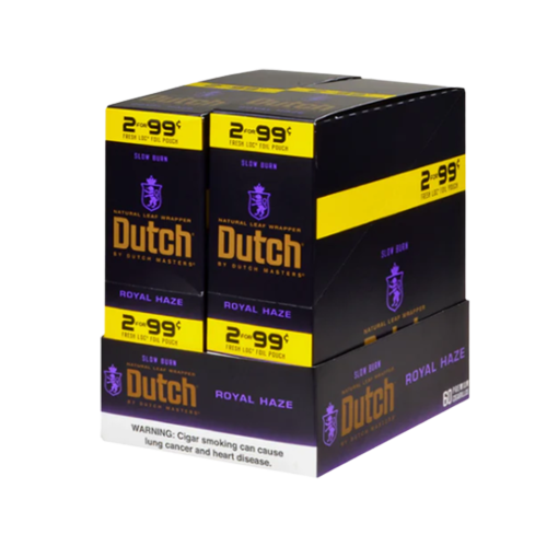 Dutch Natural Leaf Wrapper Cigarillos - Royal Haze