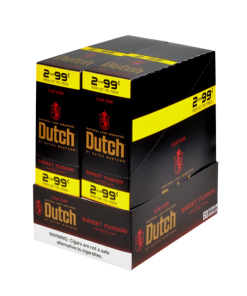 Dutch Natural Leaf Wrapper Cigarillos - Sweet Fusion