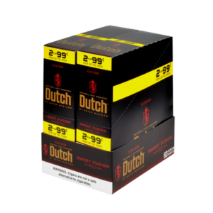 Dutch Natural Leaf Wrapper Cigarillos - Sweet Fusion
