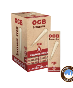 OCB Brown Rice Cones - 10ct - Mini