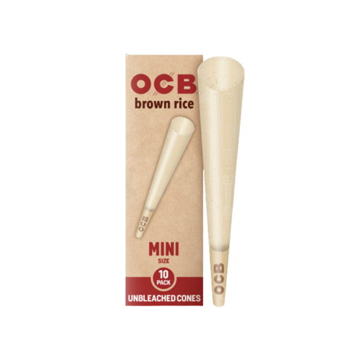 OCB Brown Rice Cones - 10ct - Mini