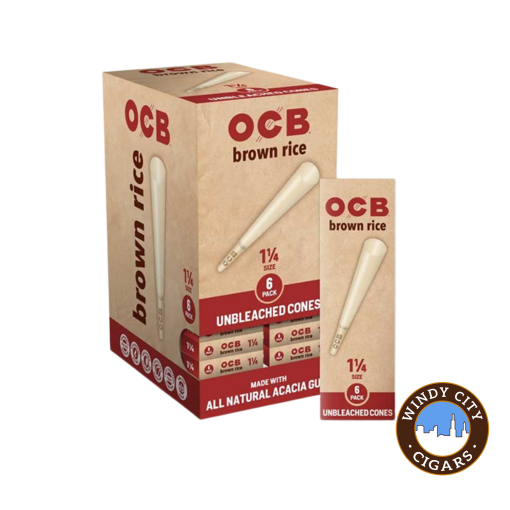 OCB Brown Rice Cones - 6ct - 1 14