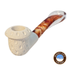 Royal Meerschaum Calabash Lattice Pipe