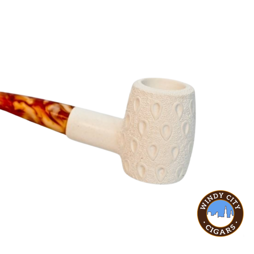 Royal Meerschaum Poker Lattice Pipe