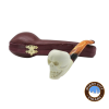 Royal Meerschaum Skull Pipe